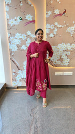 Restocked the best seller pure cotton full suit set in wine