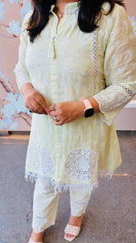 Pretty Shifli lining co ord set in green