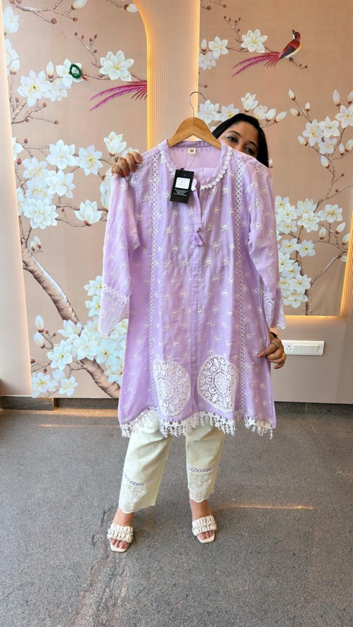 Pretty Shifli lining co ord set in purple