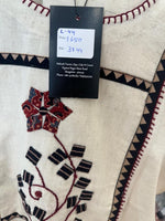 Pretty appliqué cotton suit set