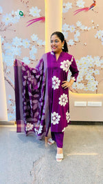 Beautiful floral set in pure cotton