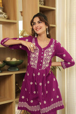 Super pretty amazing co ord set in wine