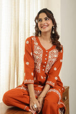 Super pretty amazing co ord set in rust