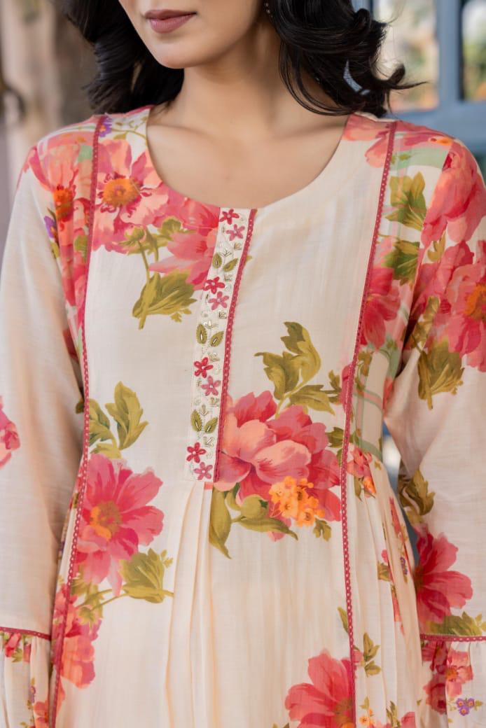 Pure mul cotton lining suit set