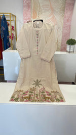 Fully embroidered silly cotton suit set