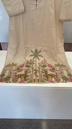 Fully embroidered silly cotton suit set