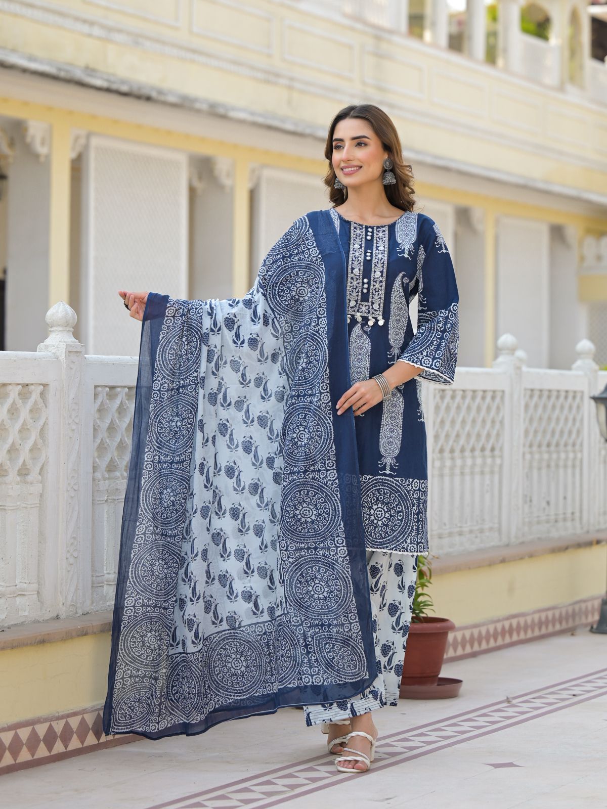 Pure cotton Farsi salwar suit set