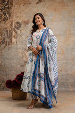 Beautiful Anarkali cotton suit set