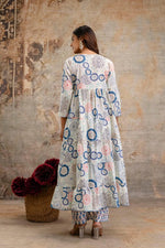 Beautiful Anarkali cotton suit set