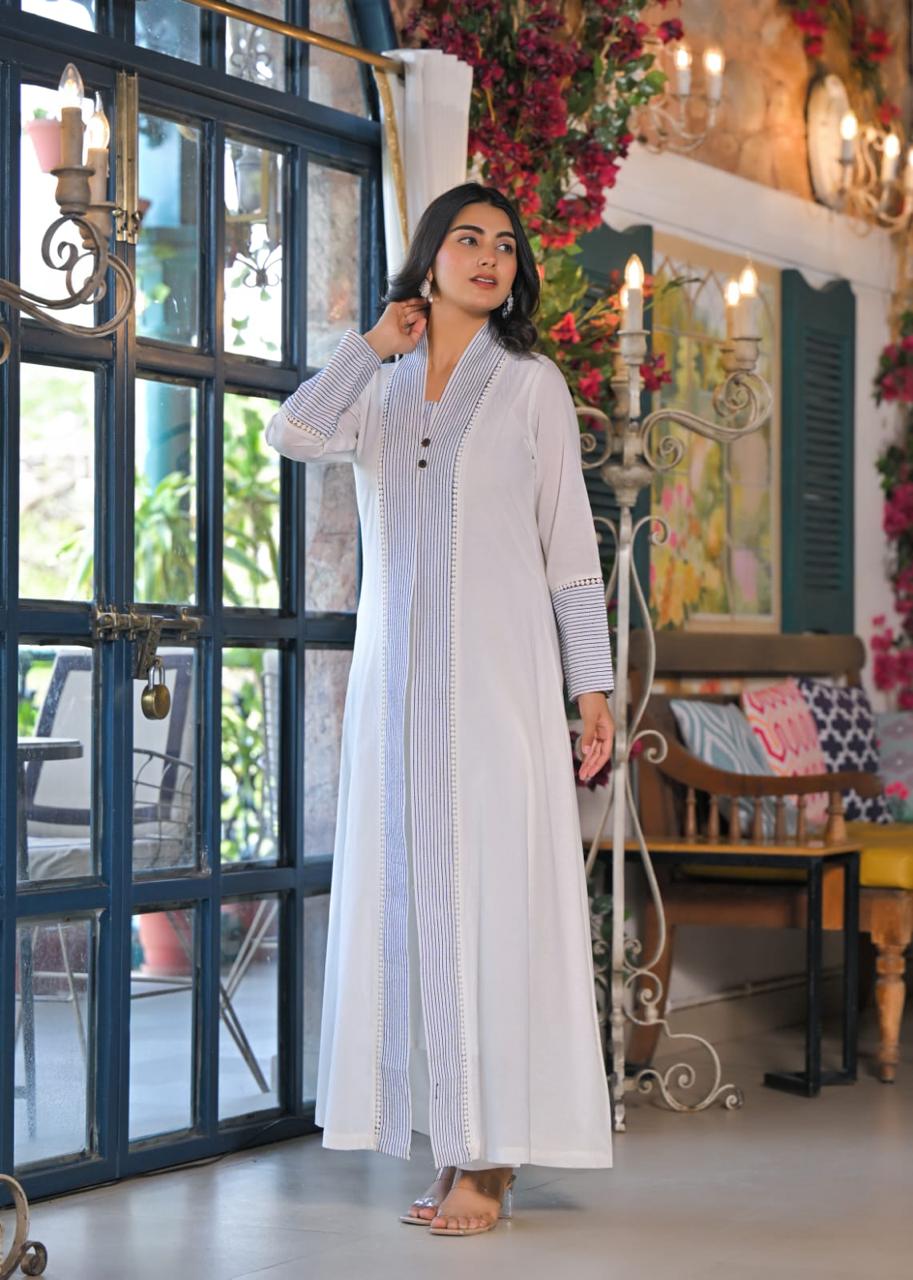 Restock! Super wala pretty cotton blue colour stylish co ord!