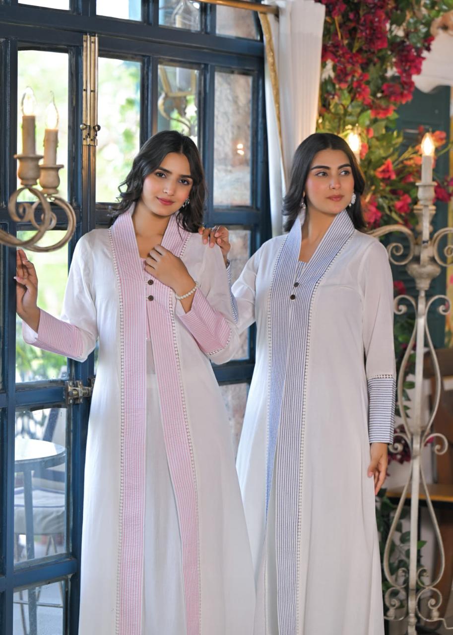 Restock! Super wala pretty cotton blue colour stylish co ord!