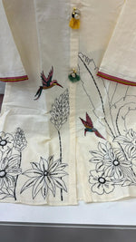 Premium cotton embroidered co ord set