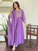 Wow Mul Chanderi lining suit set