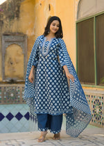 Premium cotton polka dot suit set