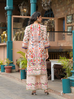 Smart linen kurta pant in a beautiful print