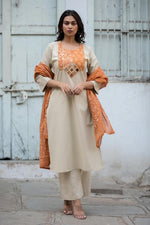 Smart cotton real mirror suit set