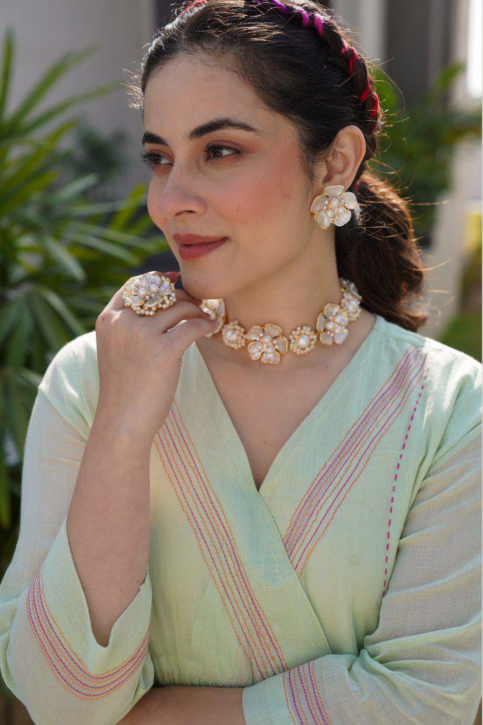 Soft n elegant Mul cotton lining kurta pant