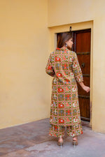 Designer Patola cotton co ord set