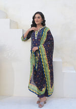 Smart linen cotton short kurta suit set