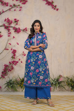 Beautiful cotton floral kurta pant