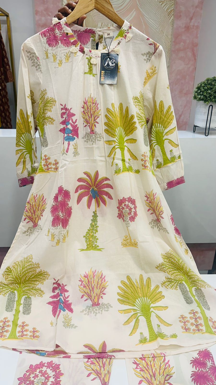 Smart cotton floral co ord set