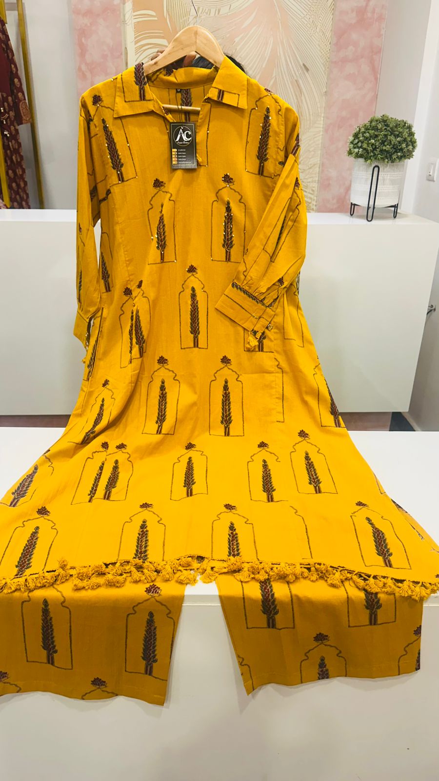 Smart cotton brijbhoomi co ord set