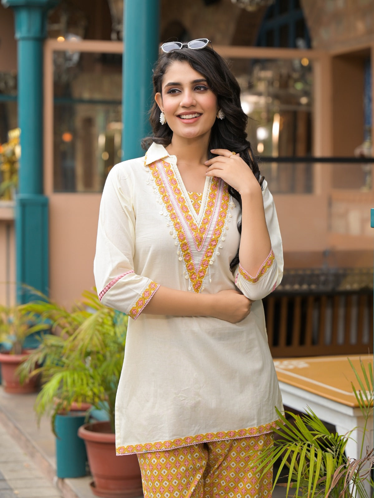 Smart cotton co ord set