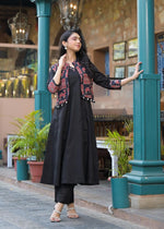 Wow cotton jacket suit set