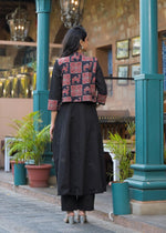 Wow cotton jacket suit set