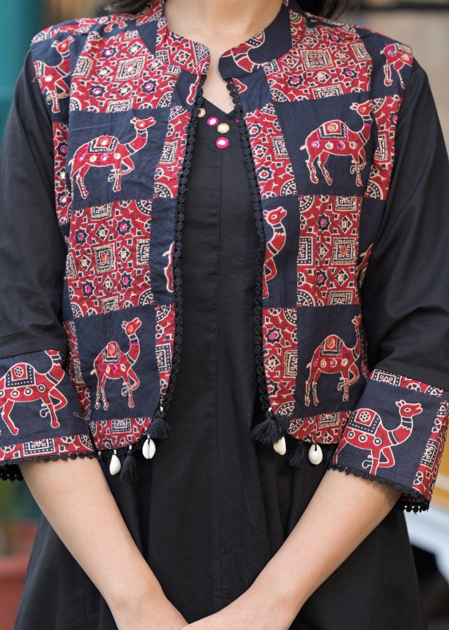 Wow cotton jacket suit set