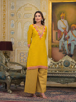 Smart culottes set in pure cotton with beautiful detailing