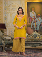 Smart culottes set in pure cotton with beautiful detailing