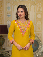 Smart culottes set in pure cotton with beautiful detailing