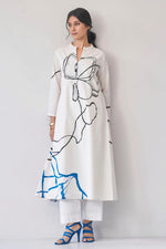 Digital printed cotton kurta pant