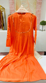 Wow Mul cotton real mirror Kota doria dupatta set