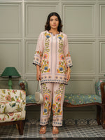 Pure crepe digital printed co ord