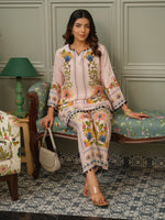 Pure crepe digital printed co ord