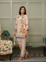 Pure crepe digital printed co ord