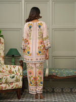 Pure crepe digital printed co ord