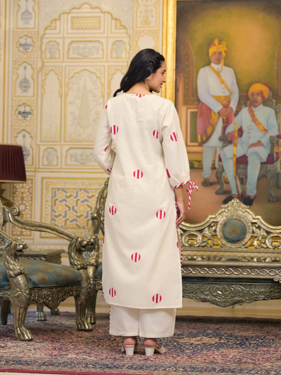 Smart cotton kurta pant