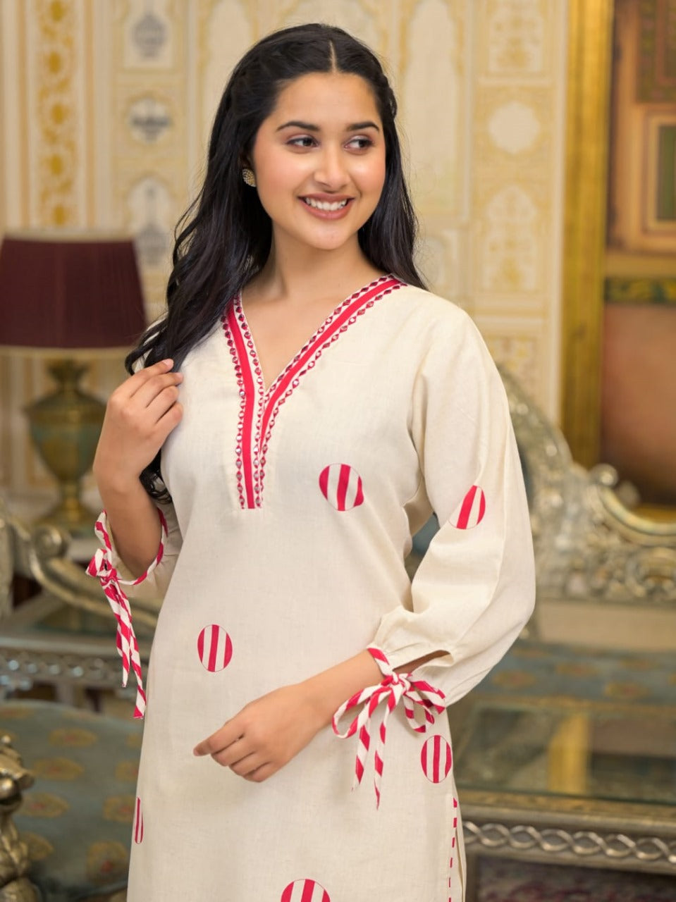 Smart cotton kurta pant