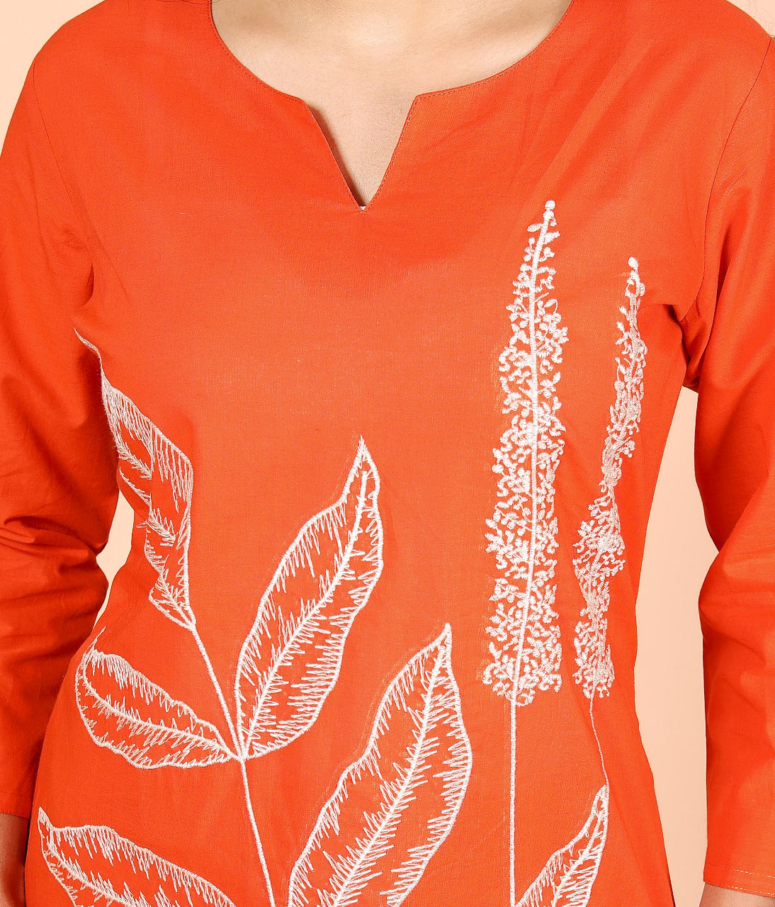 Restock on high demand! Pure cotton fully embroidered kurta pant!