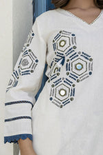 Smart real mirror cotton kurta pant