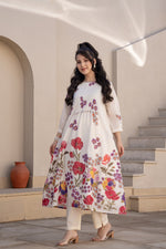 Premium cotton digital printed co ord set