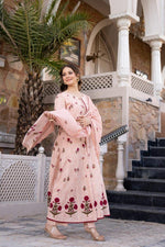 Smart cotton digital printed Anarkali suit set