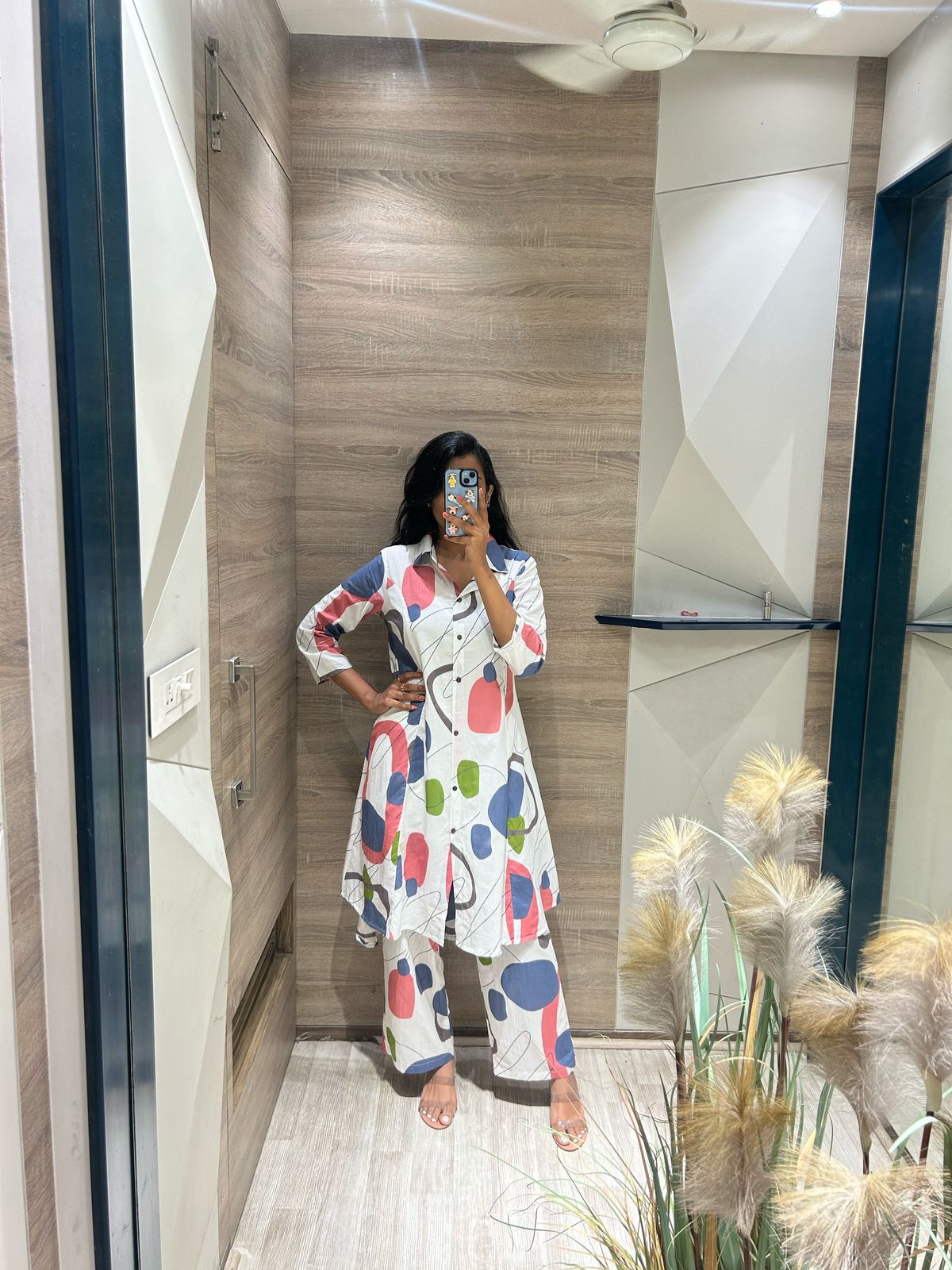 Smart premium cotton co ord set