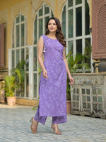 Pure cotton sleeveless kurta pant (extra sleeves available)