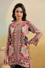 Designer crepe digital printed crepe co ord