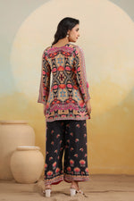 Designer crepe digital printed crepe co ord