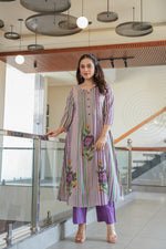 Cotton digital print kurta pant